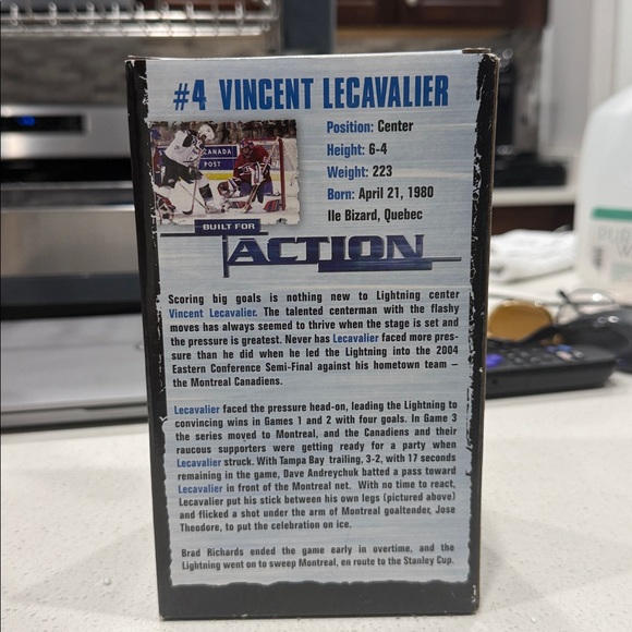 Vincent Lecavalier Action BOBBLEHEAD figure 8 in. - Picture 2 of 2